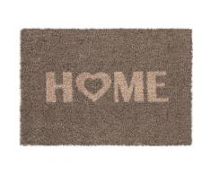 Fußmatte »Kokos Home Heart«, Andiamo, rechteckig, Höhe 15 mm, Schmutzfangmatte, Kokosmatte, mit Spruch, In- und Outdoor geeignet