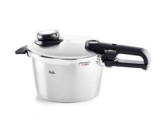 Fissler Schnellkochtopf »vitavit® premium Edelstahl Schnellkochtopf 4,5 L, Ø 22 cm«, Edelstahl 18/10, (3-tlg), cookstar® Allherdboden, Abnehmbarer Griff, Verriegelungsanzeige, Einstellbares Abdampfen, Kondensat-plus Funktion, Einstellbare Kochstufen