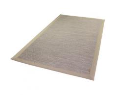 Teppich »Naturino Color, Wunschmaß«, Dekowe, rechteckig, Höhe 7 mm, Flachgewebe, Sisal-Optik, mit Bordüre, In- und Outdoor geeignet, Wohnzimmer