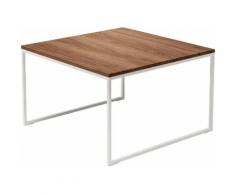now! by hülsta Beistelltisch »CT 17«, quadratisch, mit weißem Gestell, Höhe 43,4 cm