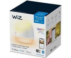 WiZ Tischleuchte »WiZ SQUIRE Portable Tischleuchte Tunable White & Colour«, Die WiZ Squire Tischleuchte bringt smartes Licht in alle Wohnbereiche. Sie wirft ein farbenfrohes Licht an die Wand.