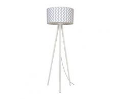 SPOT Light Stehlampe »Zebra«, Hochwertiger Textilschirm, Dreibein aus Buche Massiv, Naturprodukt, nachhaltig FSC®-zertifiziert, geeignet für LM E27 - exklusive, Made in Europe