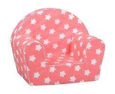 Knorrtoys® Sessel »Pink, white stars«, für Kinder Made in Europe
