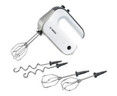 BOSCH Handmixer Styline MFQ4835DE, 575 W, Edelstahl-Knethaken, 2x Rührbesen, weiß
