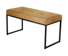 Home affaire Sitzbank »Celine«, Breite 90 oder 150 cm, mit schwarzen Metallbeinen