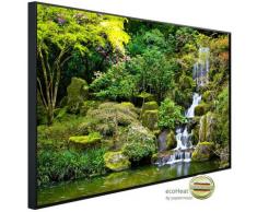 Papermoon Infrarotheizung »EcoHeat - Gartenteich«, Aluminium, 900 W, 60x120 cm, mit Rahmen, energiesparendes Heizen für angenehme, gesunde und gleichmäßige Wärme