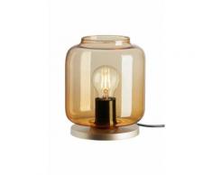 Briloner Leuchten Tischleuchte »7011-017«, Tischlampe Dekolampe mit Schalter Glas Ø18cm 1xE27