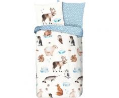 Kinderbettwäsche »Cold«, good morning, mit Tieren im Winter