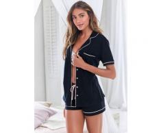 s.Oliver Shorty (2 tlg) mit Knopfleiste und Brusttasche