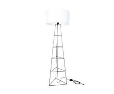 SPOT Light Stehlampe »Marlena«, Hochwertiger Stoffschirm, Basis aus Metall, passende LM E27 / exklusive, Made in Europe