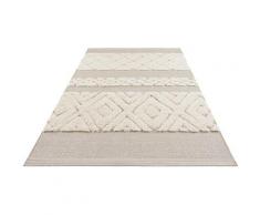 Teppich »Todra«, MINT RUGS, rechteckig, Höhe 22 mm, In- & Outdoor geeignet, im Boho-Stil, Sisal-Optik, Hoch-Tief-Struktur, ideale Teppiche für Terrasse, Balkon, Wohnzimmer & Schlafzimmer