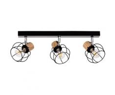BRITOP LIGHTING Deckenleuchte »Phiphi«, Dekorative Leuchte aus Metall mit Elementen aus Eichenholz mit FSC®-Zertifikat, passende LM E27 / exklusive, Made in Europe