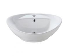 welltime Aufsatzwaschbecken »Bilbao«, mit Überlauf, oval, Breite 60 cm