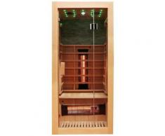Dewello Infrarotkabine »Milton Vollspektrum«, BxTxH: 90 x 90 x 190 cm, 50 mm, für 1 Person