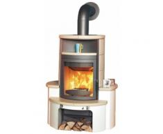 HARK Kaminofen »Avenso ECOplus creme«, 6 kW, Dauerbrand