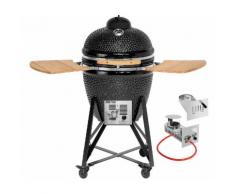 JUSTUS Gasgrill »Black J'Egg Duo XL«, BxTxH: 122x72,5x118 cm, Keramikgrill