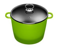 KING Kochtopf, Aluminiumguss, mit keramischer Innenbeschichtung, Ø 24 cm, 7 Liter, Induktion