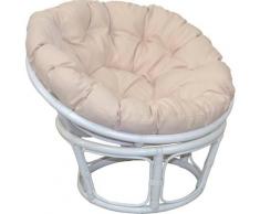 Home affaire Rattanstuhl »Papasansessel«, aus geflochtenem Rattan, in verschiedenen Größen (80-110 cm)