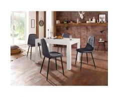 my home Essgruppe, (Set, 5-tlg), mit Esstisch 120 cm breit