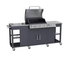 Tepro Gasgrill »Grill-Küche Petersburg«, BxTxH: 198x59x112 cm
