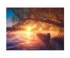 Fototapete »Misty Lake View«, glatt