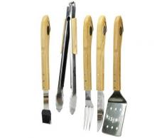 Jim Beam BBQ Grillbesteck-Set, (5 tlg), Geschenkset