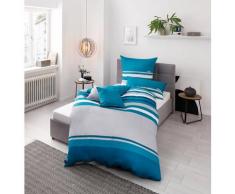 Bettwäsche »Fenja s.Oliver mit Gratis-Zugabe: 2x Gratiskissen, in Renforcé Qualität, Größe 135x200 cm und 155x220 cm, zeitlose, sportliche Bettwäsche, 100% reine Baumwolle, Streifen Design, s.Oliver Logo«, s.Oliver