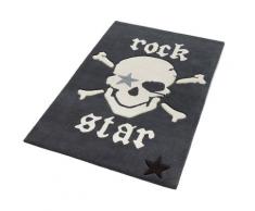 Kinderteppich »702«, Rock STAR Baby, rechteckig, Höhe 10 mm, handgearbeiteter Konturenschnitt, Kinder- und Jugendzimmer