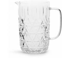 sagaform Karaffe, 1,2 l, Acryl-Glas mit Dreieck-Prägung