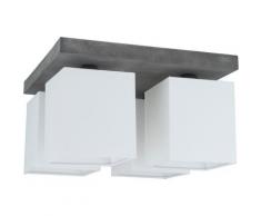 SPOT Light Deckenleuchte »GREAT«, Leuchtenschirm aus wertigen Stoff, Echtes Beton - handgefertigt, Naturprodukt - Nachhaltig, Made in Europe