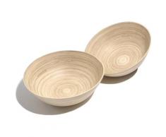 Franz Müller Flechtwaren Schale »Bamboo«, Bambus, (Set, 2-tlg), antimikrobiell, je Ø 30 cm