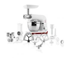 eta Küchenmaschine MEZO II ETA003490000, 600 W, 4 l Schüssel, Planeten-Rührwerk, Getriebe aus Metall, umfangreiches Zubehör