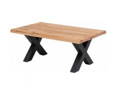 Home affaire Couchtisch »Tristan«, aus Massivholz Eiche mit Baumkante
