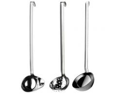 PINTINOX Kochbesteck-Set »Professional« (Set, 3-tlg), (Schöpflöffel, Schaumlöffel, Suppenlöffel), Edelstahl 18/10, spülmaschinengeeignet