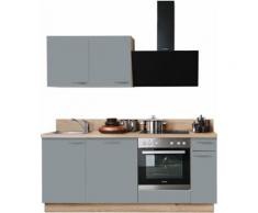 Express Küchen Küchenzeile »Scafa«, ohne E-Geräte, vormontiert, mit Vollauszug und Soft-Close-Funktion, Breite 200 cm