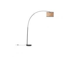 Brilliant Leuchten Bogenlampe »Wiley«, 2,1m holz hell/schwarz