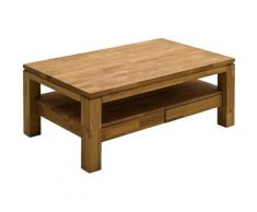 MCA furniture Couchtisch, Couchtisch Massivholz mit Schubladen