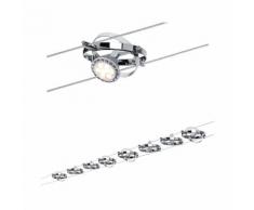 Paulmann LED Deckenleuchte »Seilsystem Cardan Chrom matt mit 8 Spots max. 10W GU5,3«, Seilsystem