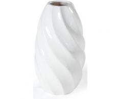 CHRISTMAS GOODS by Inge Tischvase (1 Stück), mit geschwungenen Rillen, Höhe ca. 19 cm