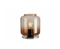 Briloner Leuchten Tischleuchte »7011-014«, Tischlampe Dekolampe mit Schalter Glas Ø18cm 1xE27