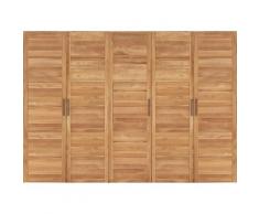 Premium collection by Home affaire Drehtürenschrank »Chamara« aus massivem Eichenholz, in unterschiedlichen Schrankbreiten erhältlich, Höhe 218 cm