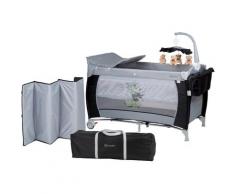 BabyGo Baby-Reisebett »Sleeper Deluxe, black«, mit Musik-Mobile