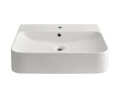 welltime Aufsatzwaschbecken »Berlin«, eckig, Breite 61,5 cm, Tiefe 46,5 cm
