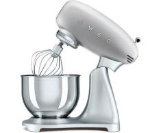 Smeg Küchenmaschine SMF02SVEU Polarsilber-Metallic, 800 W, 4,8 l Schüssel