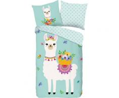 Kinderbettwäsche »Llama«, good morning, mit Lamas