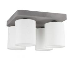 SPOT Light Deckenleuchte »GENTLE«, Leuchtenschirm aus wertigen Stoff, Echtes Beton - handgefertigt, Naturprodukt - Nachhaltig, Made in Europe
