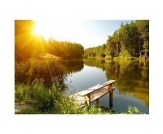 Fototapete »Summer Forest Lake«, glatt