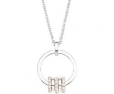 s.Oliver Kette mit Anhänger »Kreis, 2027610«, mit Zirkonia
