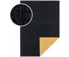 Teppich »Duo«, HANSE Home, rechteckig, Höhe 7 mm, Wendbar, Fransen, Handmade Look. Unifarben, Wohnzimmer, Schlafzimmer, Robust, Pflegeleicht, Gekettelt, beidseitig verwendbar