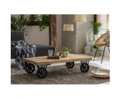 Home affaire Couchtisch »Industry«, auf extravaganten Rollen